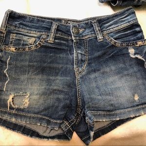 Silver jeans Midi Shorts